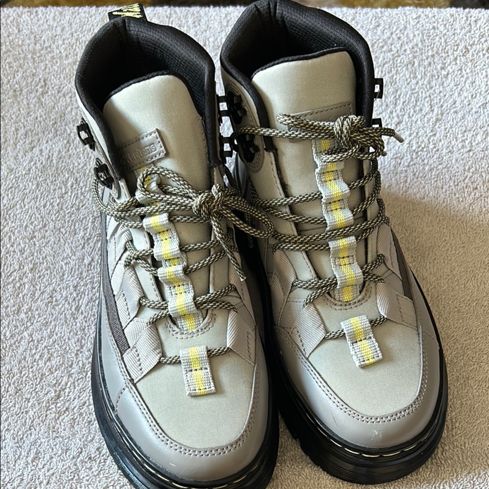 Dr. Martens Gray and Black Men's Boots